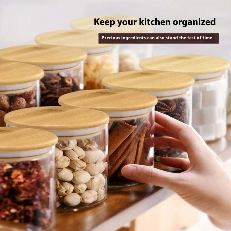 Urban Ease™ Airtight Borosilicate Glass Pantry Canister