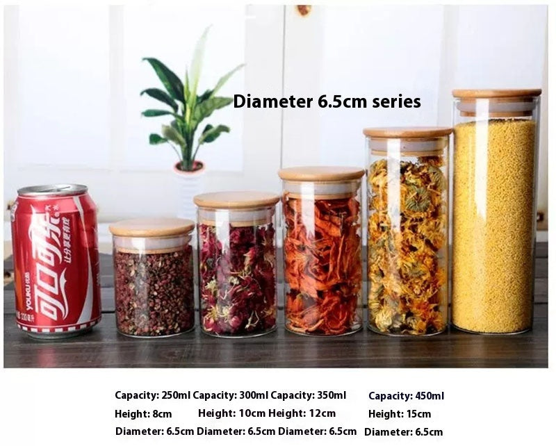 Urban Ease™ Airtight Borosilicate Glass Pantry Canister